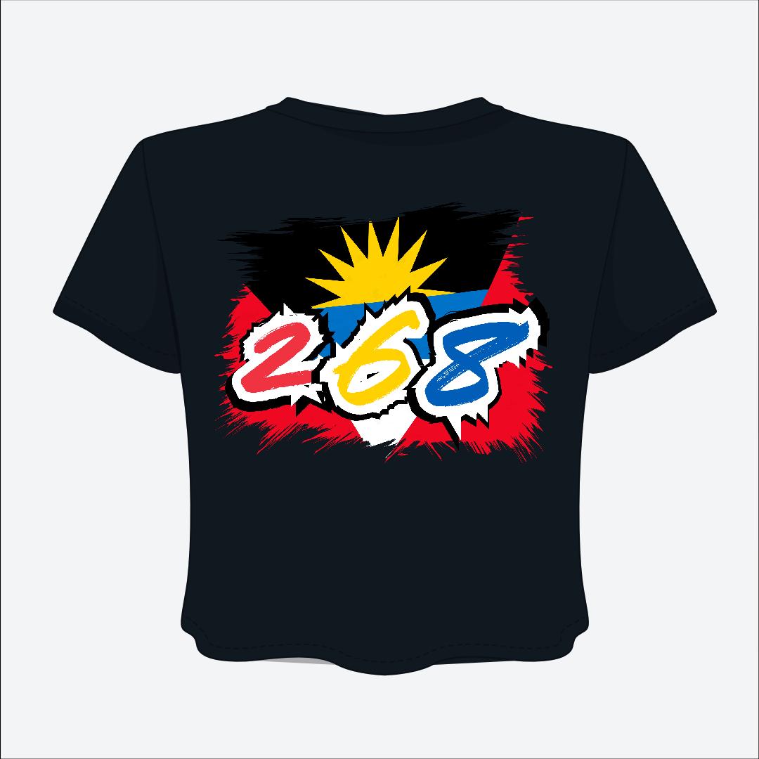Sessions With A Vybe - Antiguan Crop Tee