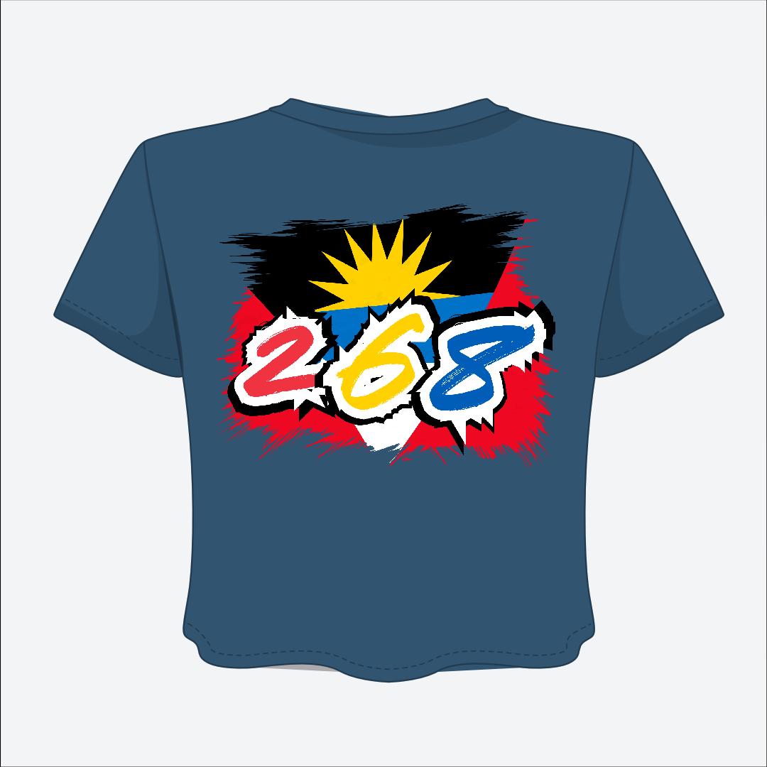 Sessions With A Vybe - Antiguan Crop Tee