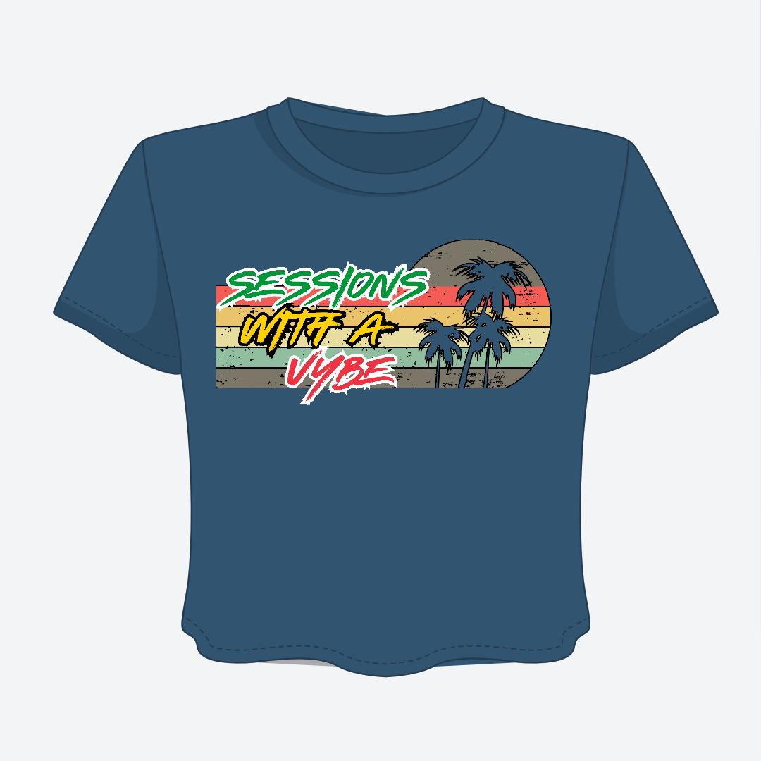 Sessions With A Vybe - Kittitian Crop Tee