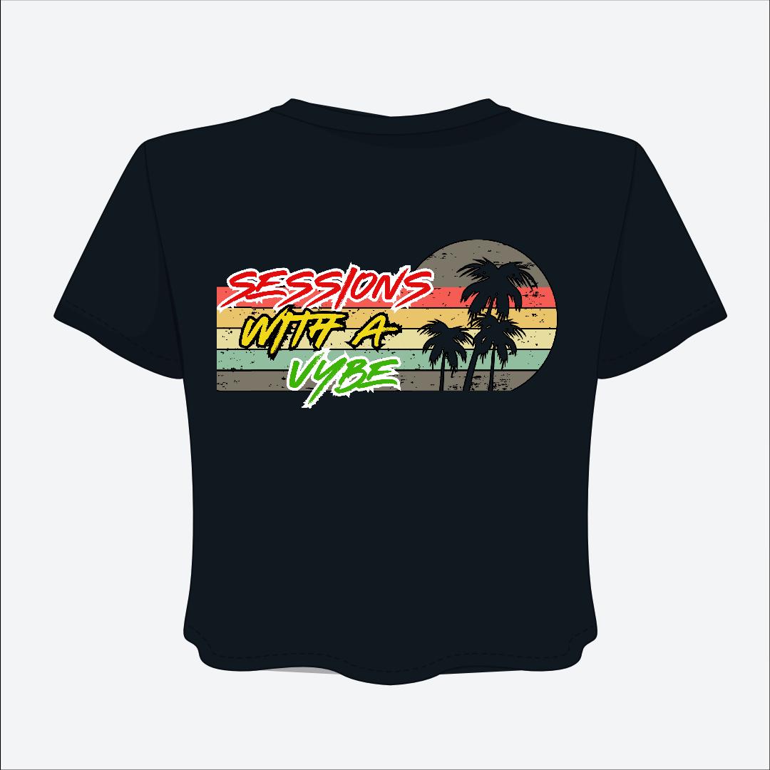 Sessions With A Vybe - Rasta V2 Crop Tee