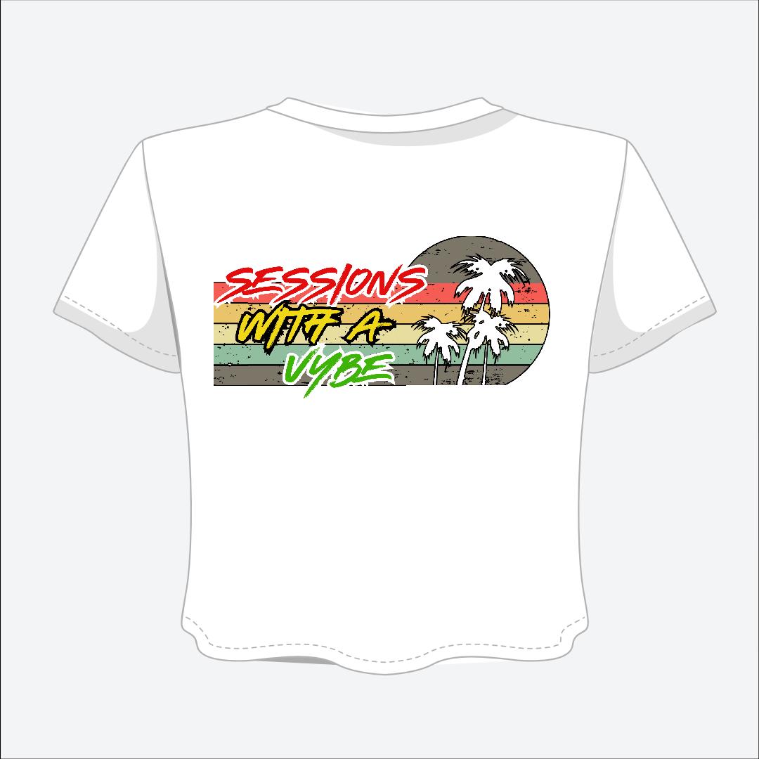 Sessions With A Vybe - Rasta V2 Crop Tee