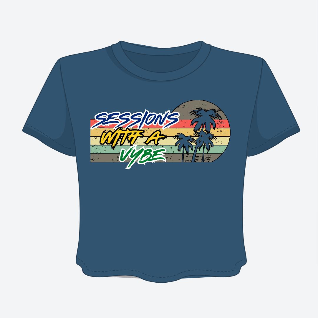 Sessions With A Vybe - Vincy Crop Tee