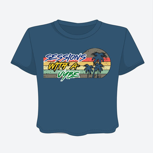 Sessions With A Vybe - Vincy Crop Tee