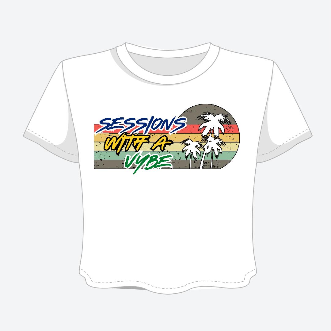Sessions With A Vybe - Vincy Crop Tee